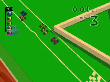 Micro Machines V3 (US) screen shot game playing